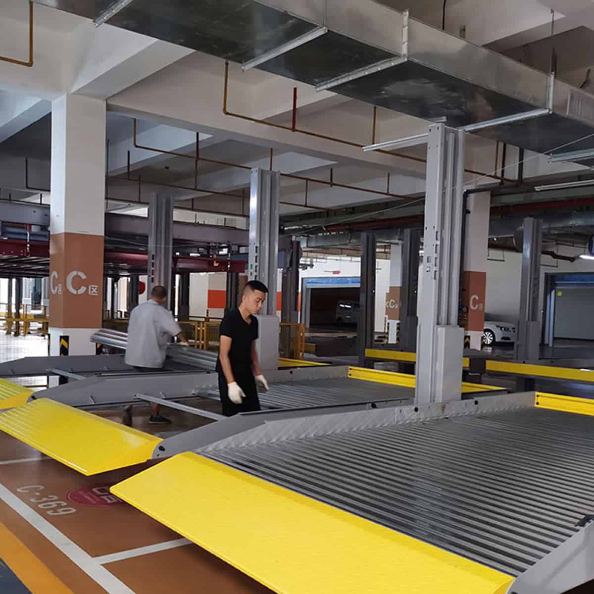 四柱式機械停車設備拆除